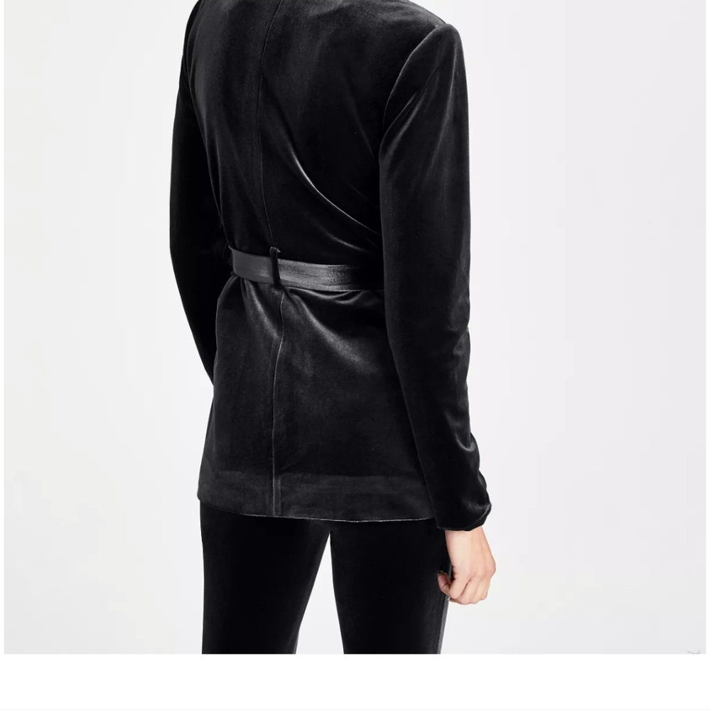 Nwt gorgeous black velvet blazer - Picture 4 of 8